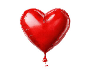 Red Heart Balloon: A vibrant red heart balloon, symbolizing love and affection, floats gently.