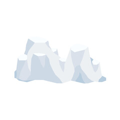 png nature iceberg floating block icy glacier frost background sea polar blue rock cartoon winter environment shape isolated set illustration clip art vector icon design


