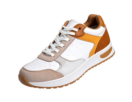  Retro High-Top Sneakers – 3D Angled View Isolated