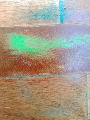 Closeup of a painted wood surface background