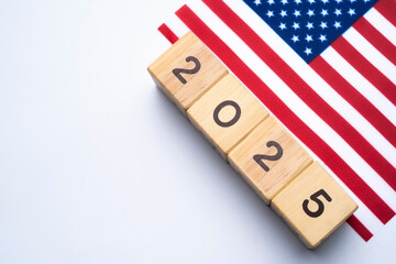 2025, united states, united states flag with date block, Concept, Important events for united...