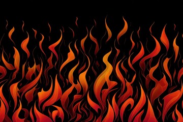 Animated flame illustration