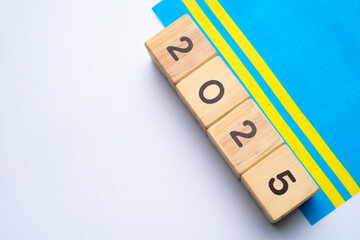 2025, Aruba, Aruba flag with date block, Concept, Important events for Aruba in the new year,...
