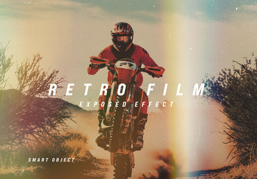 Retro Film Exposed Photo Effect