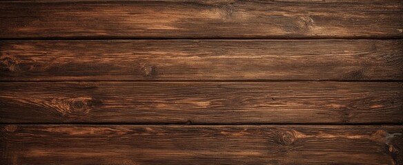 Fototapeta premium The textured wooden surface with rich brown tones and rustic appeal.