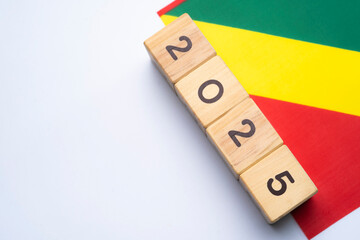 2025, Republic of the Congo flag with date block, Concept, Important events for Republic of the...