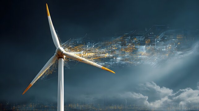 Wind Turbine with Digital Energy Flow Concept