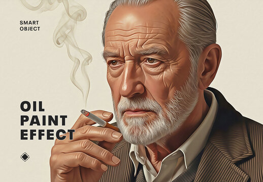Oil Paint Photo Effect