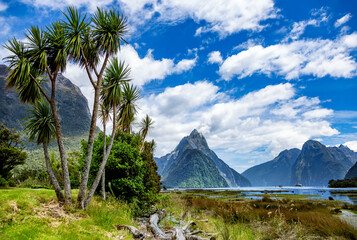 Milford Sound, National Park Fjordland, South Island, New Zealand, Oceania.