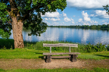 View of Lake Jumurda on a summer day.