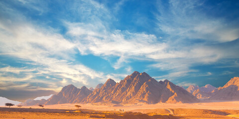 mountain landscape in the desert