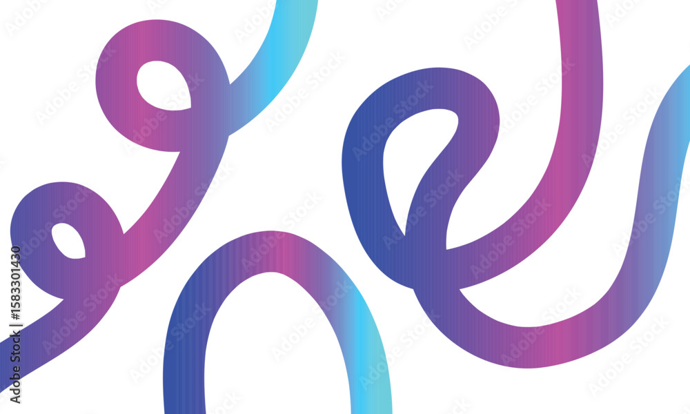 Poster gradient colorful lines abstract background. wave color shapes pattern. vector with curve elements. 