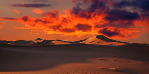 mountain landscape in the desert