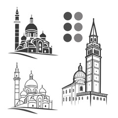 Architectural Icons Featuring Domes and Towers architecture building
