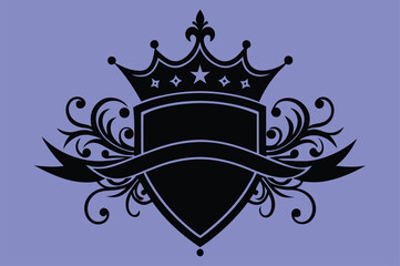 shield with wings, Set of security shield icons, security shields logotypes vector art
