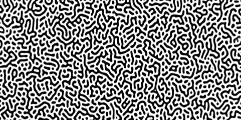 binary code background, Abstract truing organic wallpaper Turing reaction diffusion monochrome seamless pattern with chaotic motion.