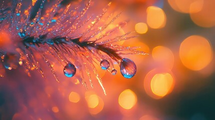Water droplet refracting image with inverted detail sharp focus and surreal mood perfect for macro or artistic themes