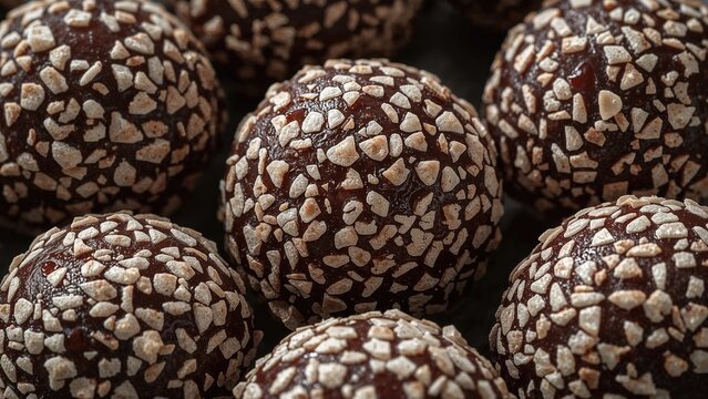 Macro image of well-known sweet treats from South Asia