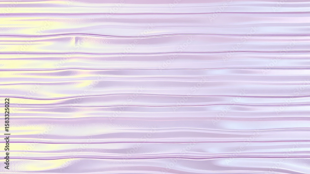 Poster subtle iridescent texture with soft, undulating lines evoking a dreamy and calming ambiance that is 