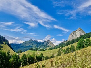 mountain landscape in the alps