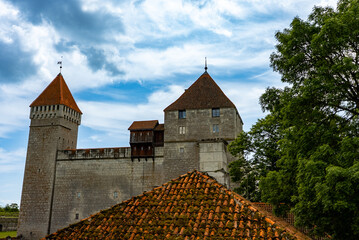 Scenic view of Kuressaare Castle on Saaremaa island.