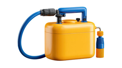 Air pump with carrying handle background isolated on a Transparent background, PNG file.