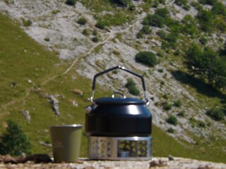 kettle on the fire