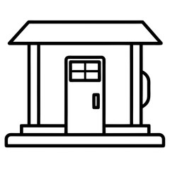 Petrol Pump Icon Vector