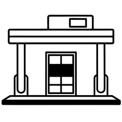 Petrol Pump Icon Vector