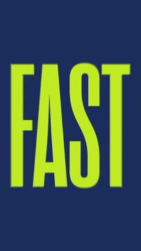 Fast Bold Text And Media Promo