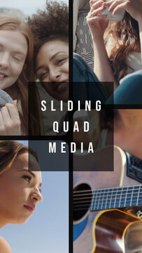 Sliding Quad Media Panel Title