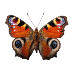 Close-up of a vibrant Emperor butterfly, showcasing intricate wing patterns