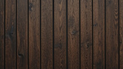 Fototapeta premium Wood wall material with dark brown burr surface texture, abstract pattern from above