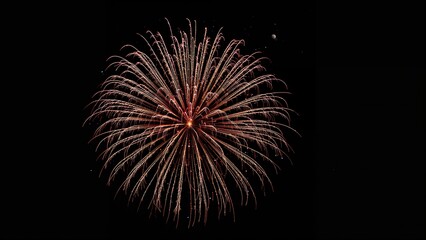 Explosions of light against a dark night