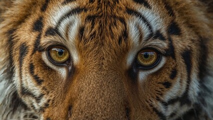 Portrait of Tiger T60 cub's eyes within a forest reserve