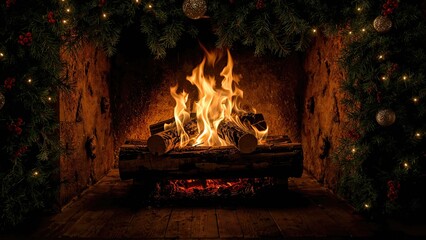 Holiday Log Consumed by Fire