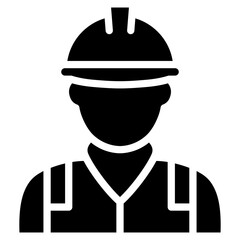 Contractor  Icon Element For Design