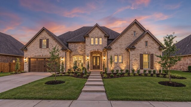 New construction home situated in the south