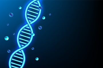 Molecule DNA Scientific and technological background, science and medical concept