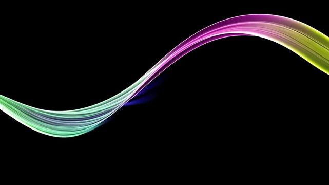 abstract colorful wave