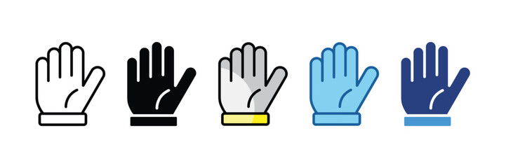 Obraz premium Gloves Icon Element For Design