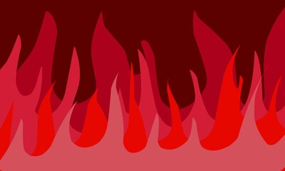 vector illustration of an fire background 1