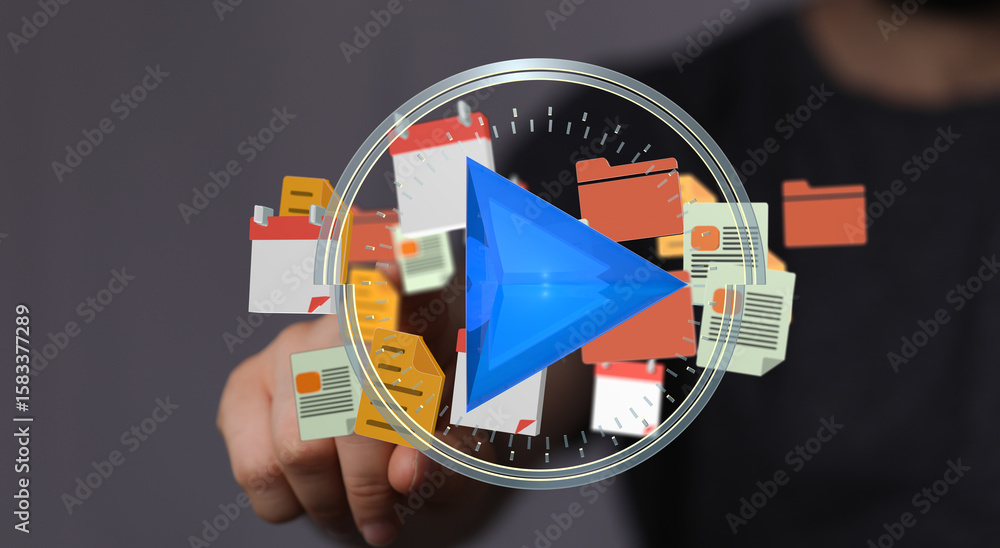Poster streamline your workflow with digital file management and calendar integration. boost productivity!