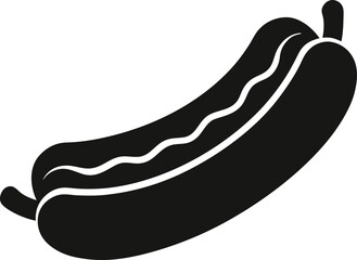 Banana and hot dog vector illustration with fresh food and spicy chili elements