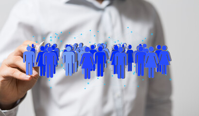 Image depicts diverse group of people, networking, community, connection, teamwork, collaboration.