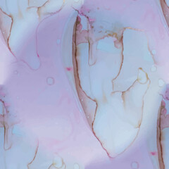 Alcohol Ink Canvas. Pink Ink Paint. Green Gradient Background. Fluid Seamless Texture. Shiny Water Color. Vector Seamless Template. Marble Ink Vector. Blue Marble Watercolor. Gold White Watercolor.