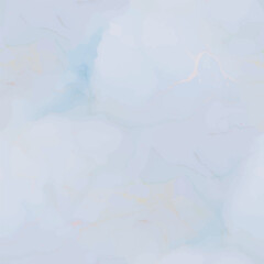 Alcohol Ink Marble. Trendy Abstract Sky Template. Water Golden Pattern. Gold Art Paint. Pink Marble Watercolor. Watercolor Marble. Blue Gradient Background. Ocean Elegant Watercolor. Liquid Vector Ink