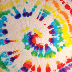 Tie Dye Seamless Paint. Rainbow Tie Dye. Swirl Repeat. Psychedelic Vector Pattern. 1970s Tiedye Pattern. Spiral Rainbow Print. Blue Tie Dye. Multi Color Swirl Pattern. 1960 Bright Tie Die.