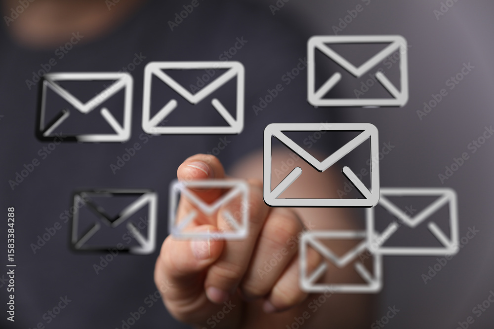 Poster efficiently manage your inbox with this image. perfect for email management, communication, and tech
