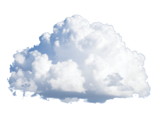 Dynamic cloud formation featuring bright white and subtle blue hues with intricate details